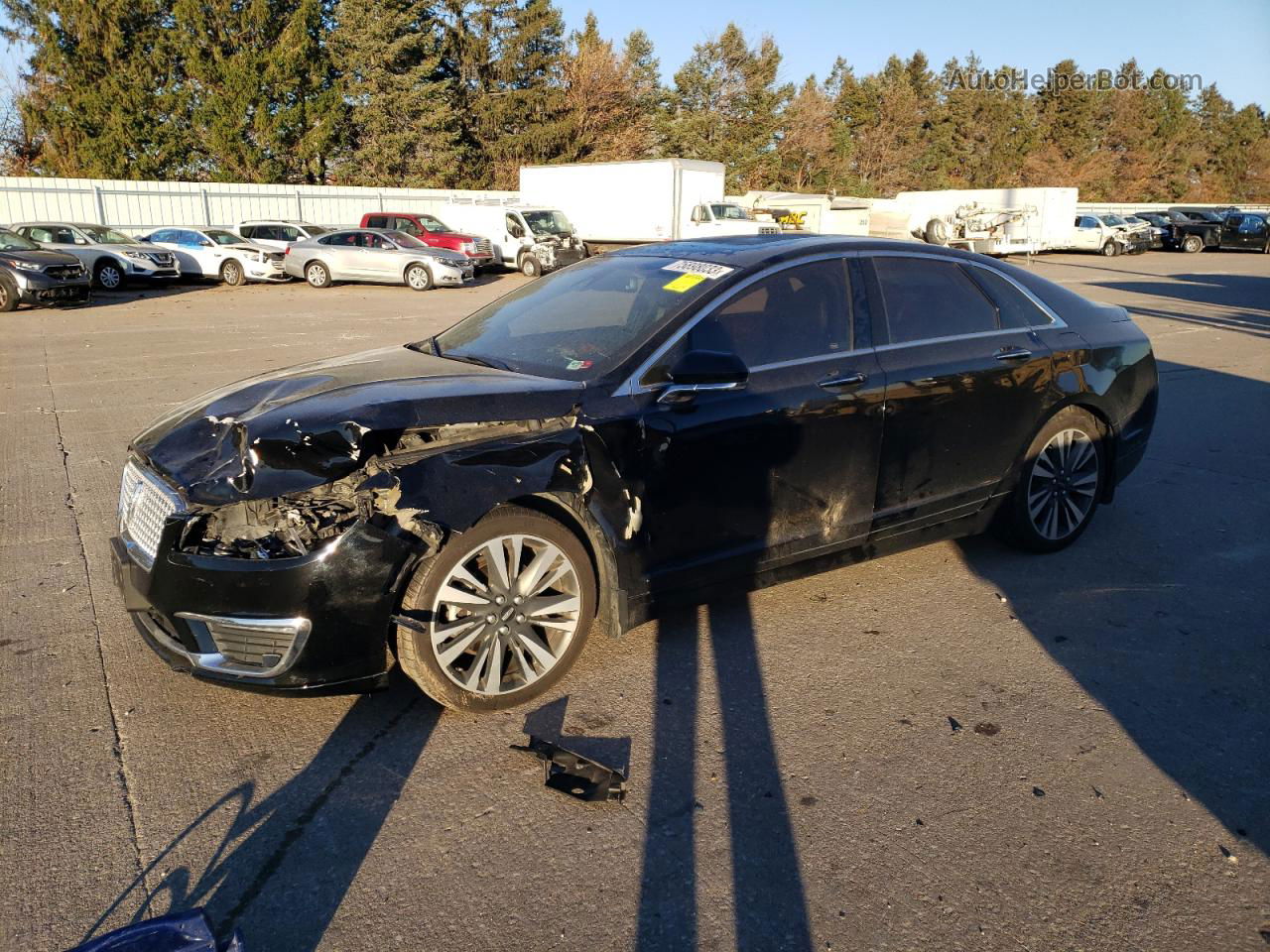 2017 Lincoln Mkz Select Black vin: 3LN6L5D9XHR627304