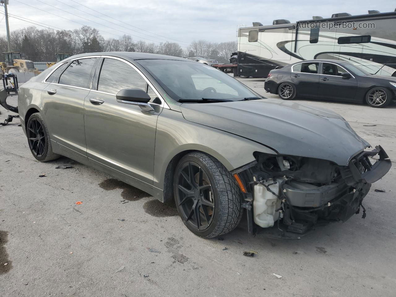 2017 Lincoln Mkz Select Gray vin: 3LN6L5DC9HR605659