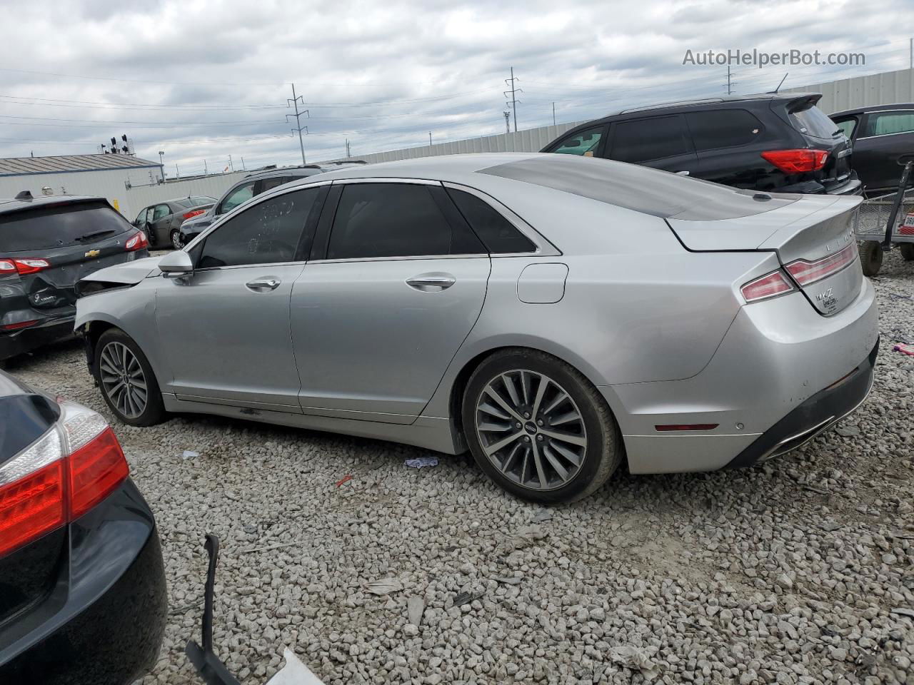 2017 Lincoln Mkz Select Серебряный vin: 3LN6L5DCXHR653123