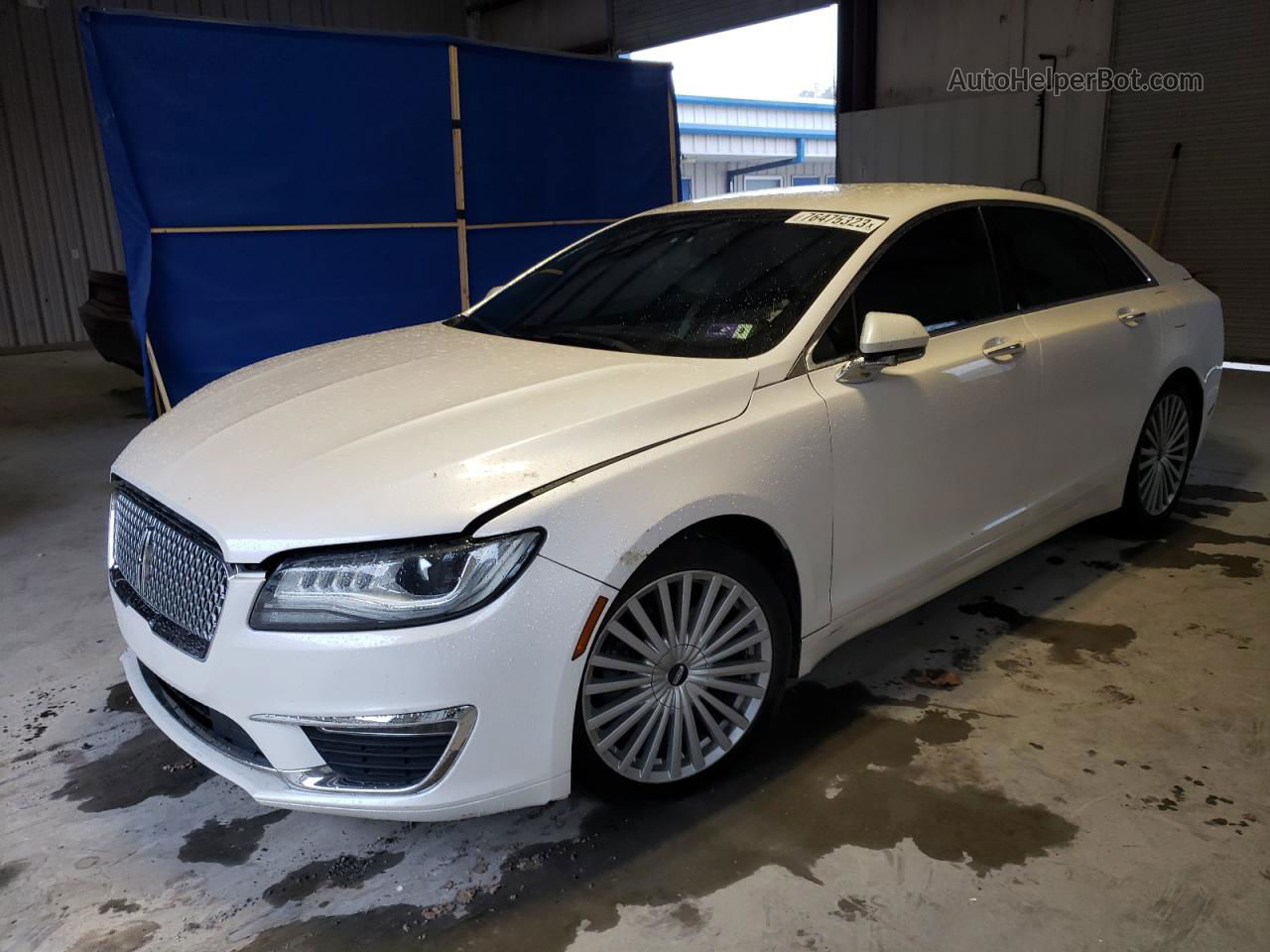 2017 Lincoln Mkz Reserve White vin: 3LN6L5E90HR638052