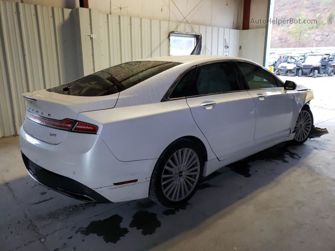 2017 Lincoln Mkz Reserve White vin: 3LN6L5E90HR638052