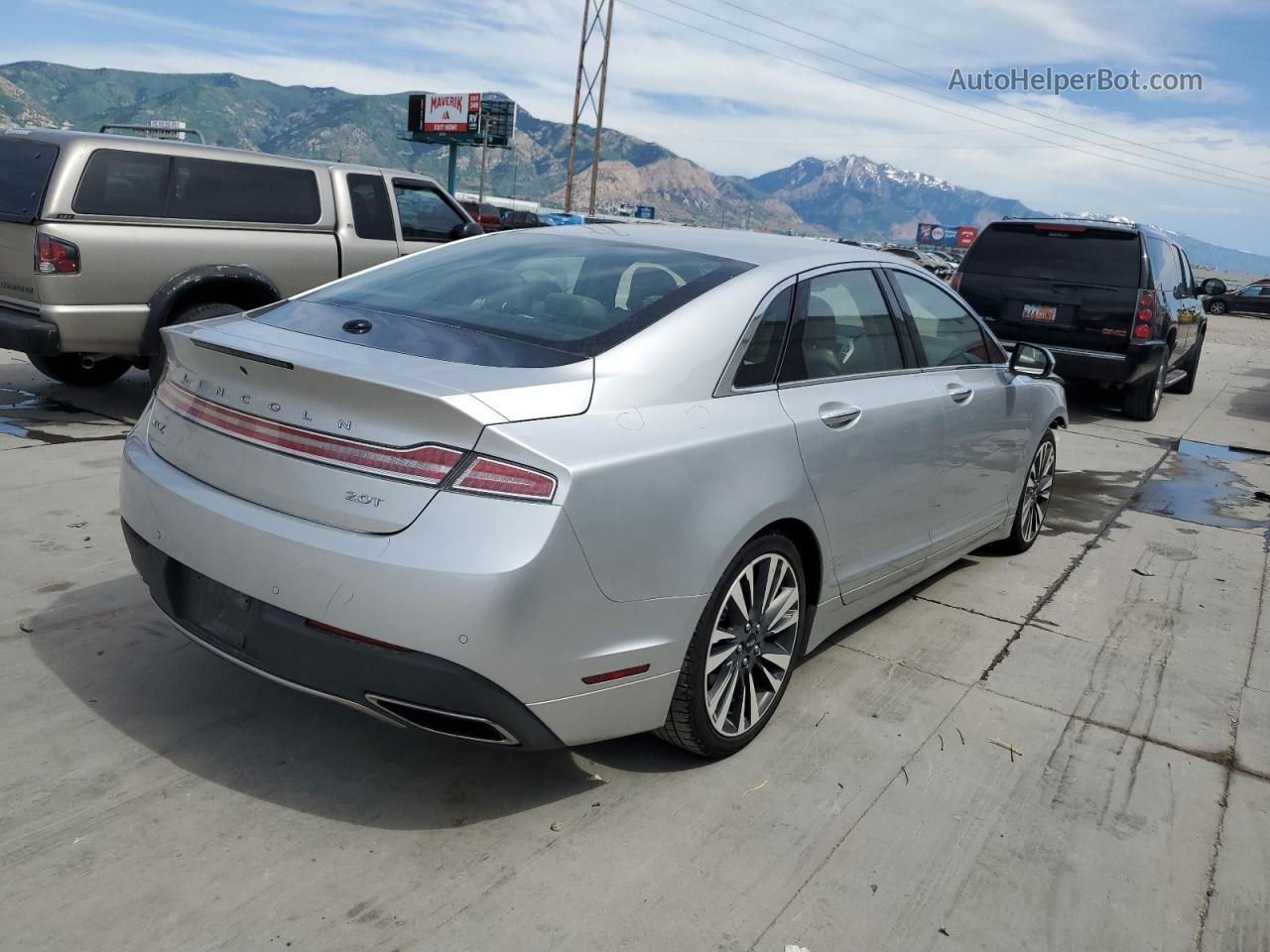 2017 Lincoln Mkz Reserve Silver vin: 3LN6L5E90HR648421