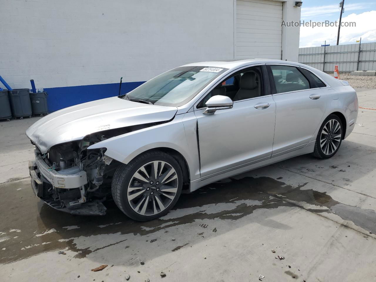 2017 Lincoln Mkz Reserve Silver vin: 3LN6L5E90HR648421