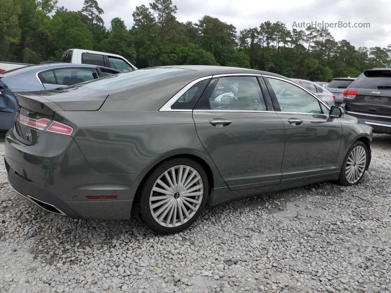 2017 Lincoln Mkz Reserve Gray vin: 3LN6L5E91HR601799