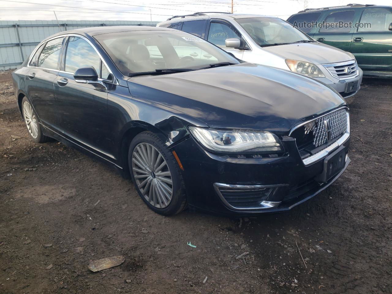 2017 Lincoln Mkz Reserve Black vin: 3LN6L5E91HR610955