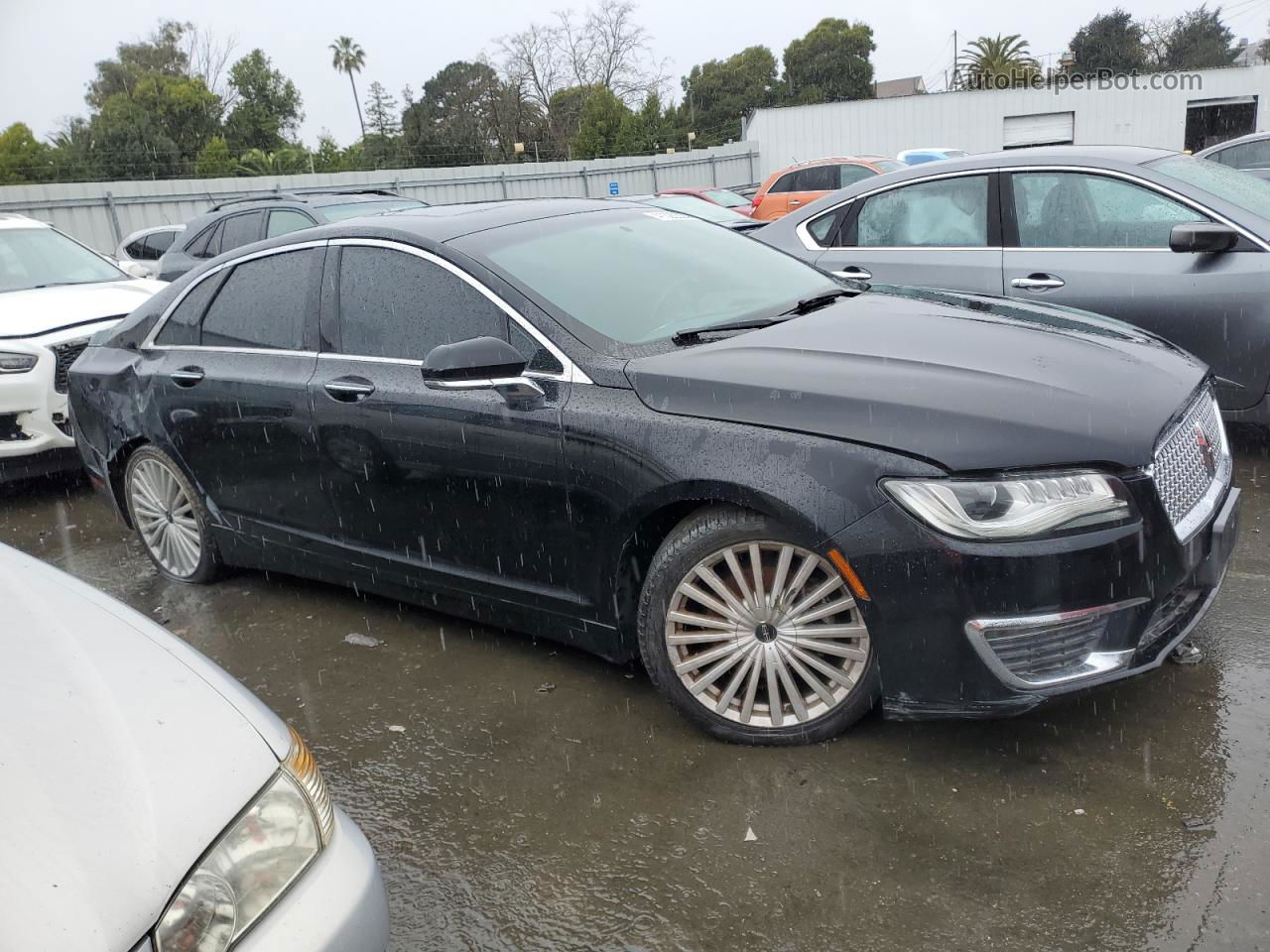 2017 Lincoln Mkz Reserve Black vin: 3LN6L5E92HR603920