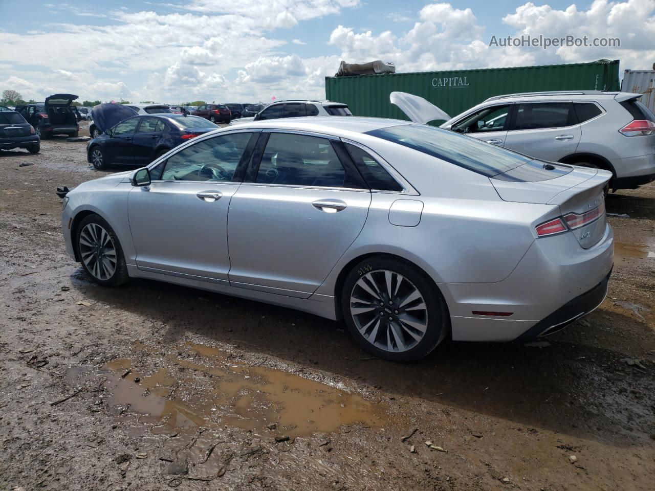 2017 Lincoln Mkz Reserve Silver vin: 3LN6L5E92HR609541