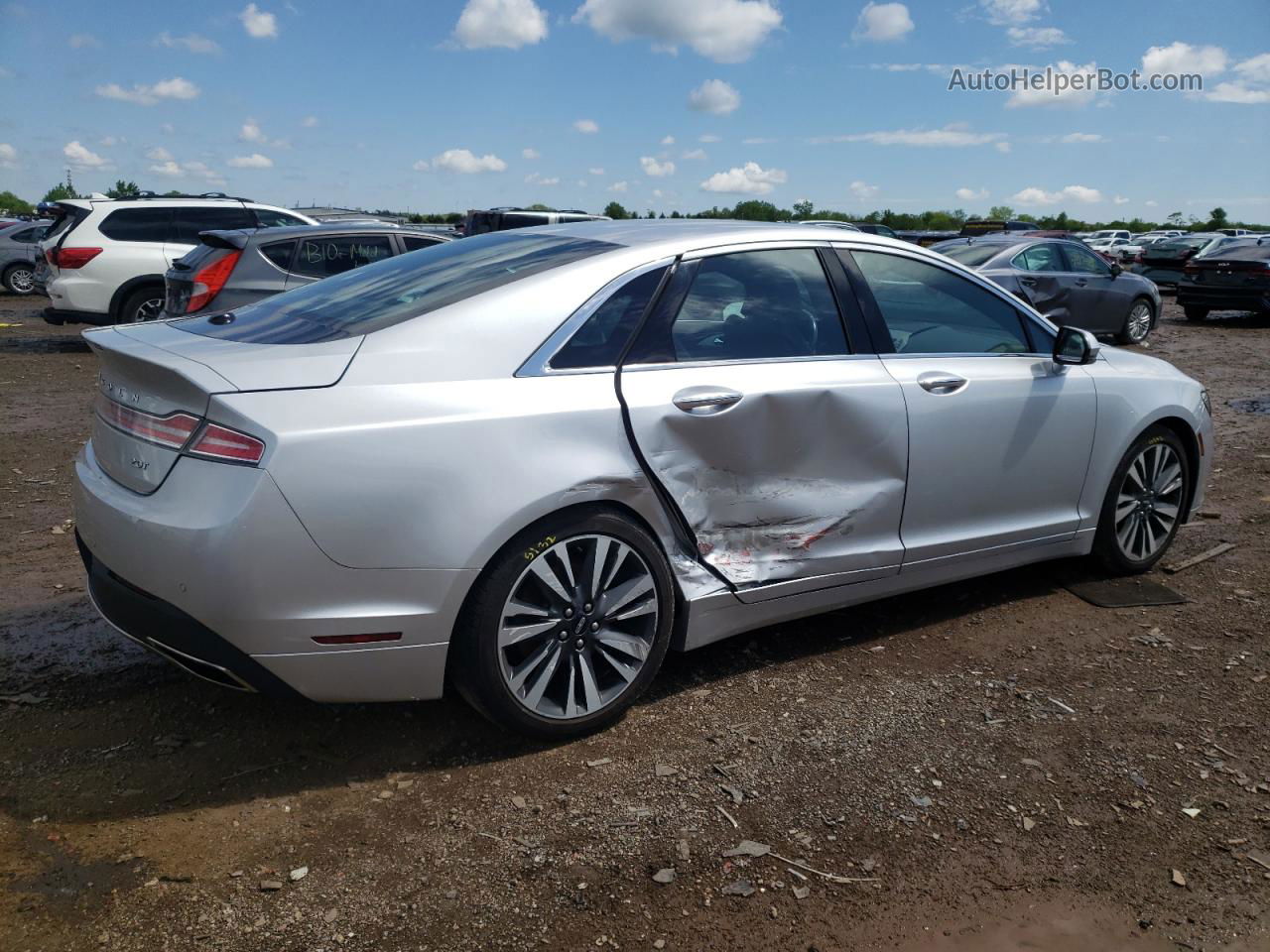 2017 Lincoln Mkz Reserve Silver vin: 3LN6L5E92HR609541