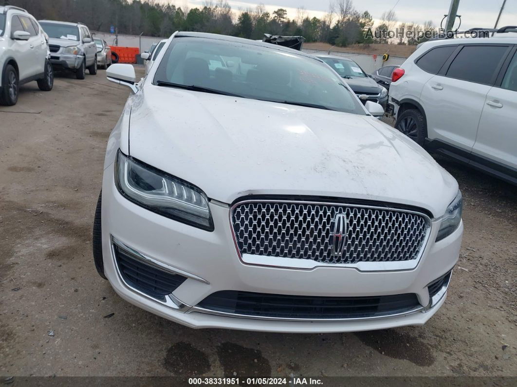 2017 Lincoln Mkz Reserve White vin: 3LN6L5E92HR620443