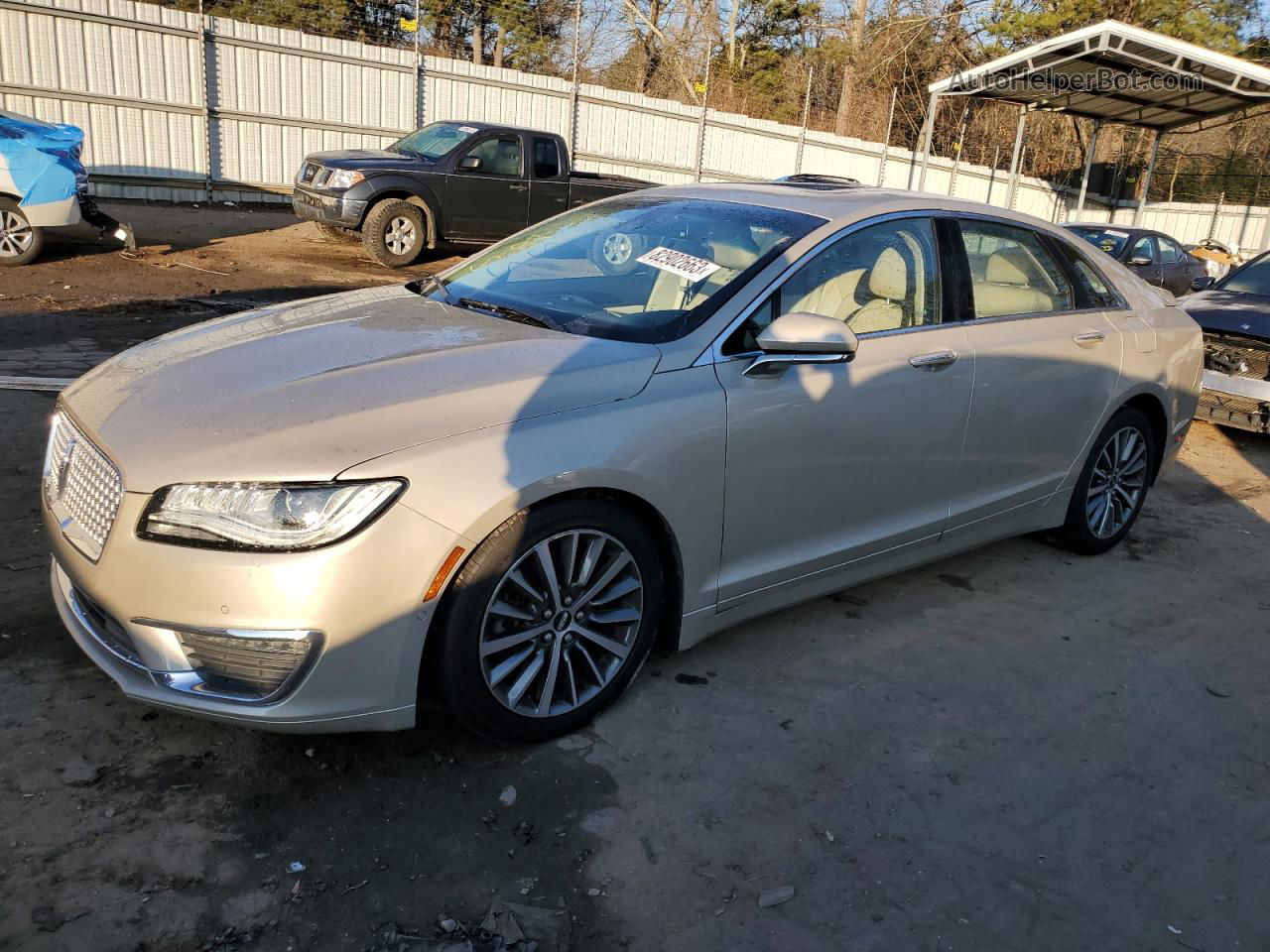 2017 Lincoln Mkz Reserve Beige vin: 3LN6L5E92HR654947