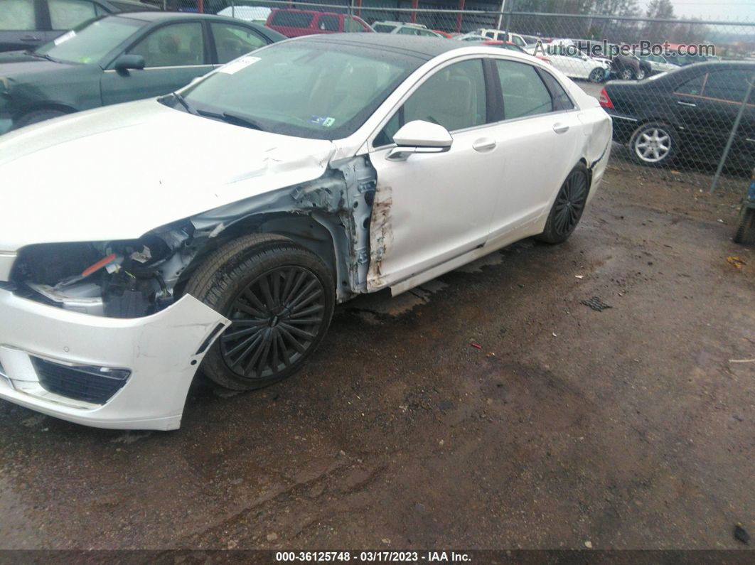 2017 Lincoln Mkz Reserve White vin: 3LN6L5E92HR665219