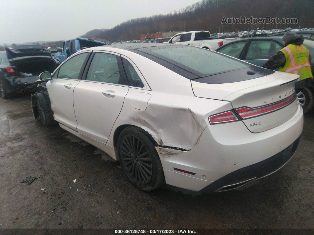 2017 Lincoln Mkz Reserve White vin: 3LN6L5E92HR665219