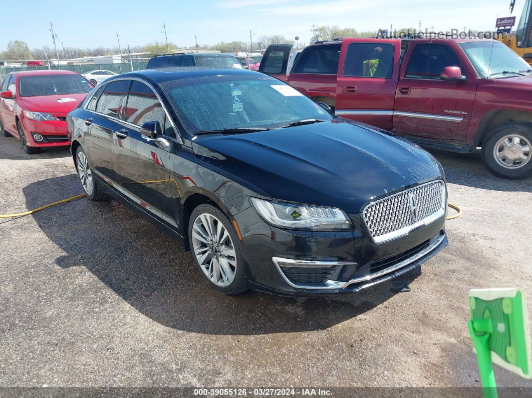 2017 Lincoln Mkz Reserve Black vin: 3LN6L5E92HR665611