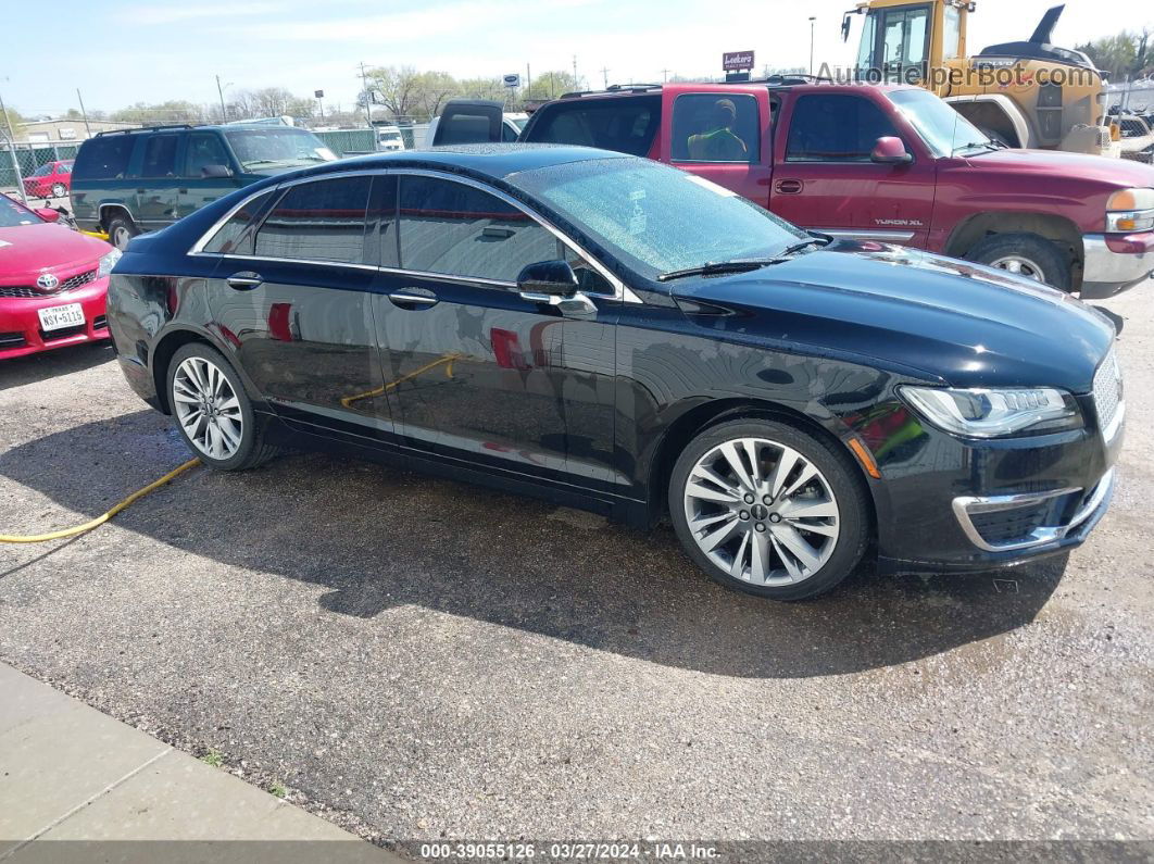 2017 Lincoln Mkz Reserve Black vin: 3LN6L5E92HR665611