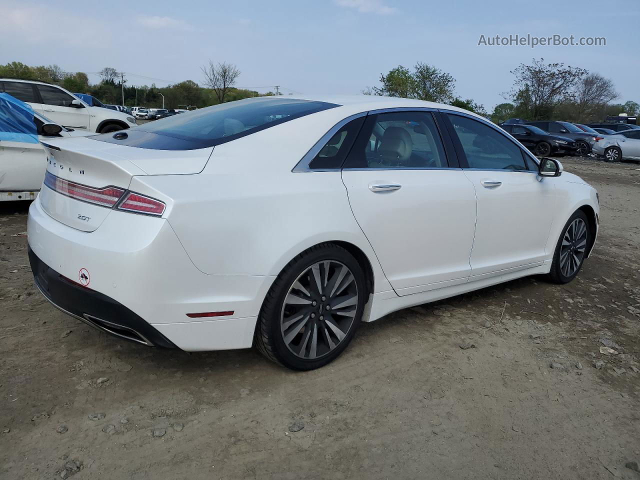 2017 Lincoln Mkz Reserve White vin: 3LN6L5E93HR623528