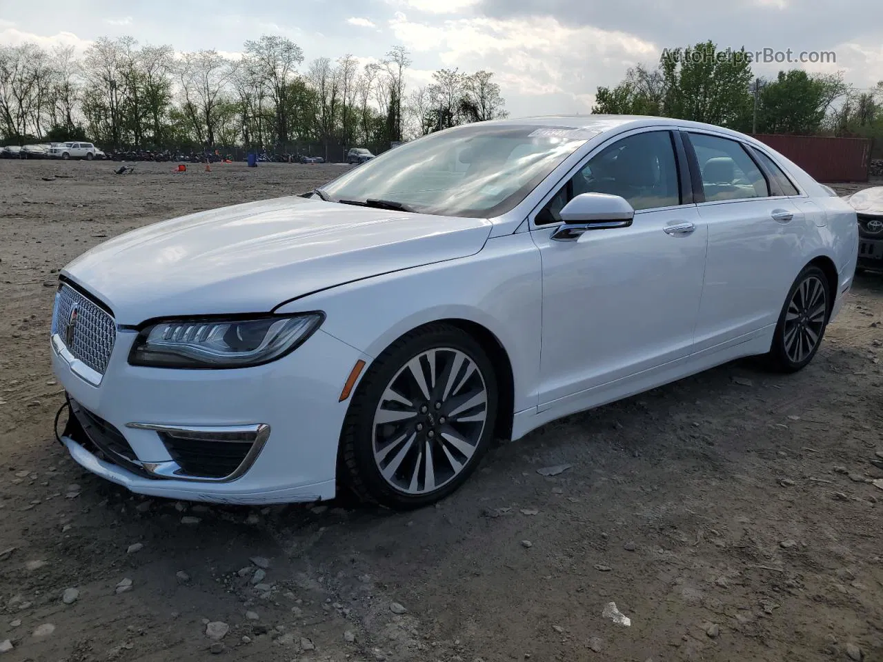 2017 Lincoln Mkz Reserve White vin: 3LN6L5E93HR623528