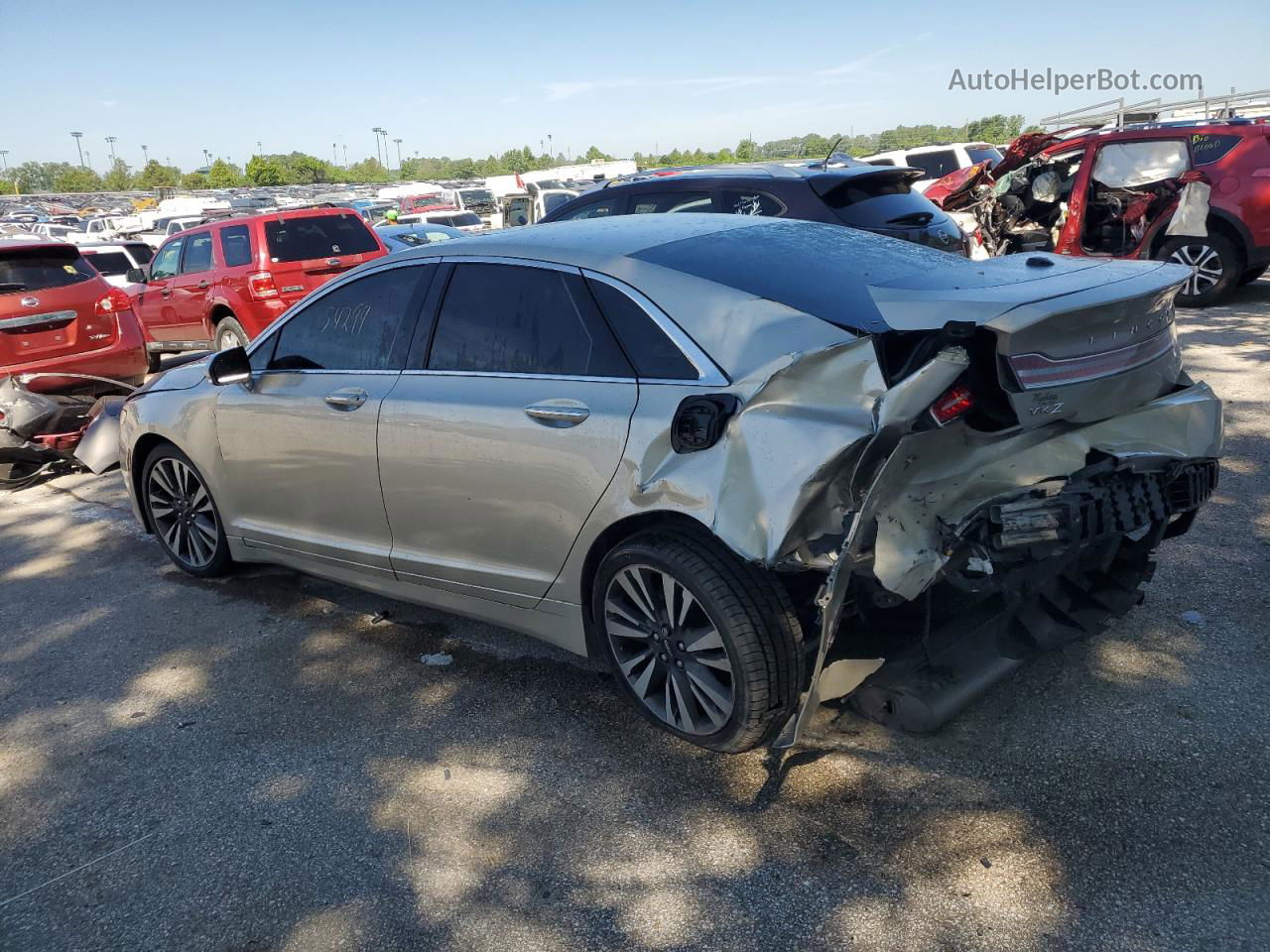 2017 Lincoln Mkz Reserve Beige vin: 3LN6L5E93HR653158