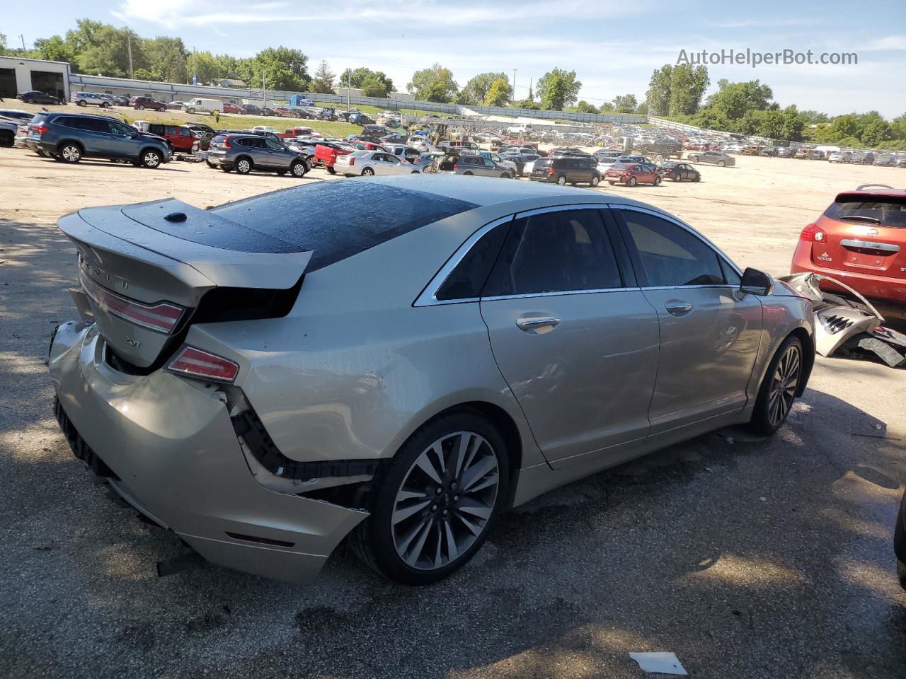 2017 Lincoln Mkz Reserve Beige vin: 3LN6L5E93HR653158