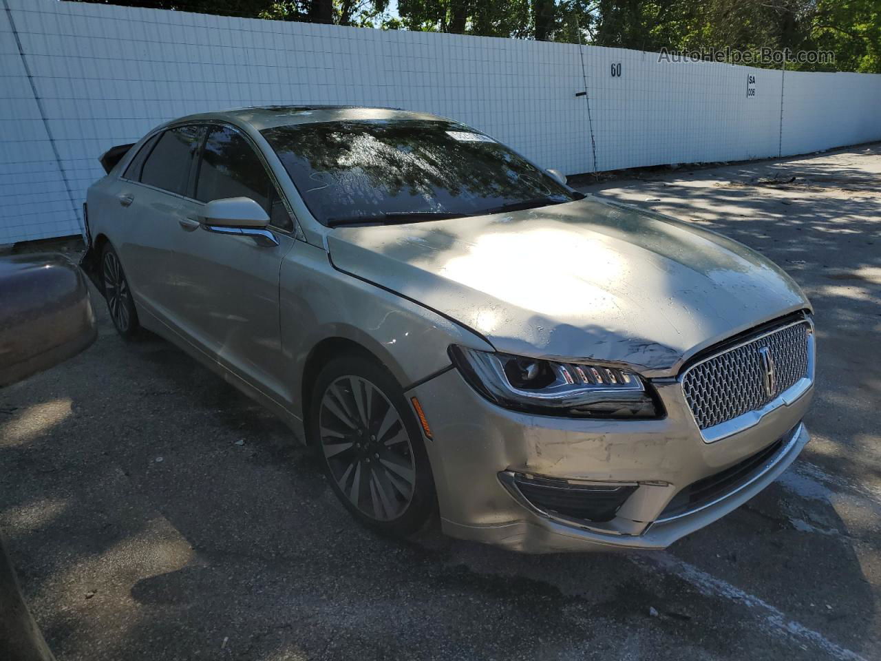 2017 Lincoln Mkz Reserve Beige vin: 3LN6L5E93HR653158