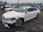 2017 Lincoln Mkz Reserve White vin: 3LN6L5E94HR619116