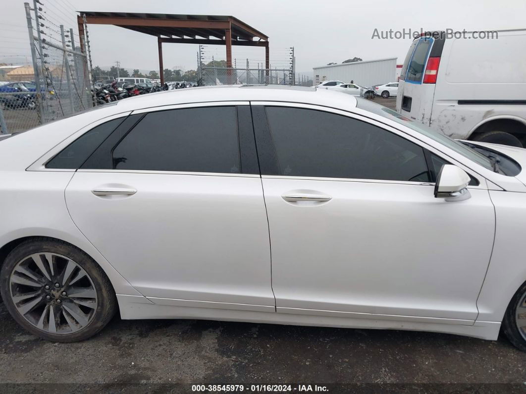 2017 Lincoln Mkz Reserve White vin: 3LN6L5E94HR619116