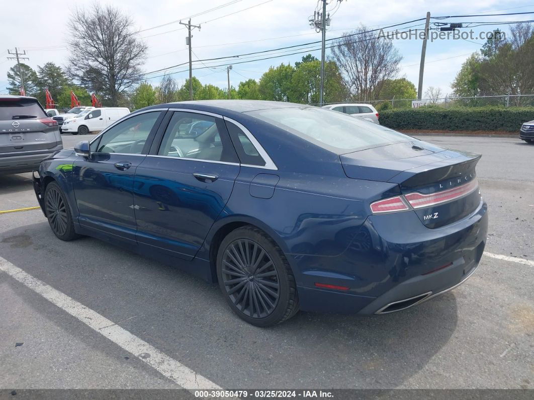 2017 Lincoln Mkz Reserve Blue vin: 3LN6L5E94HR659390