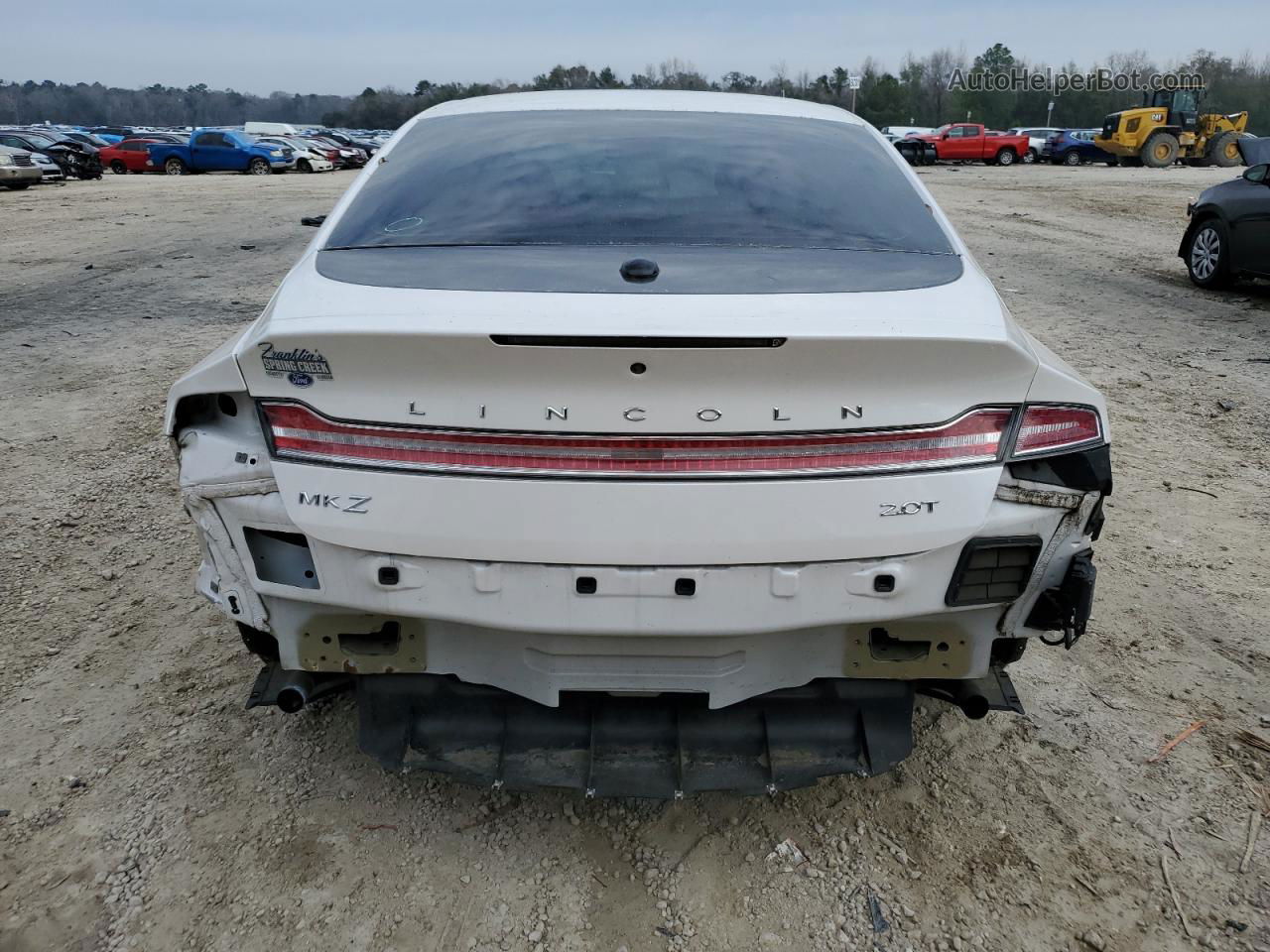 2017 Lincoln Mkz Reserve White vin: 3LN6L5E95HR600784