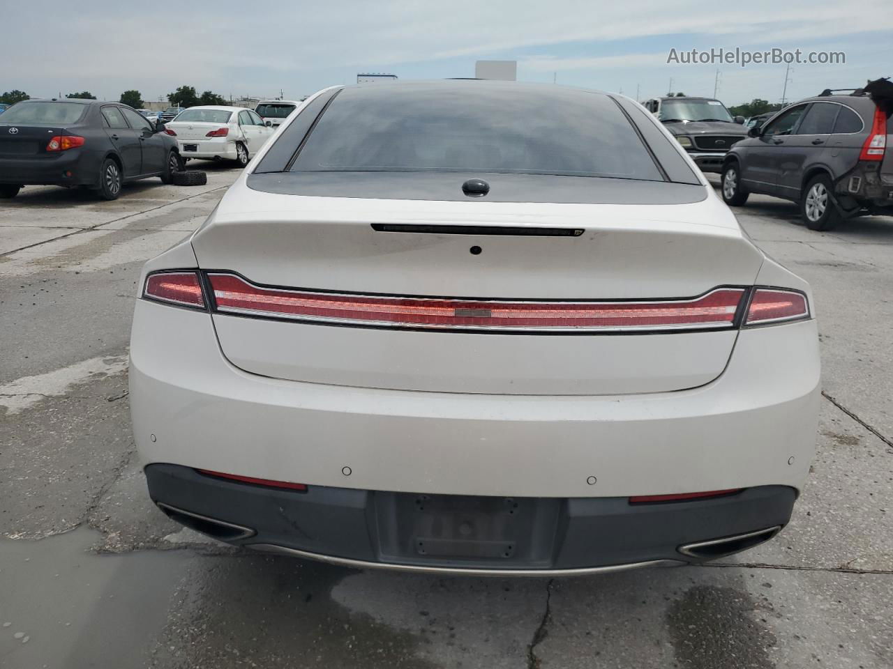 2017 Lincoln Mkz Reserve White vin: 3LN6L5E95HR601823