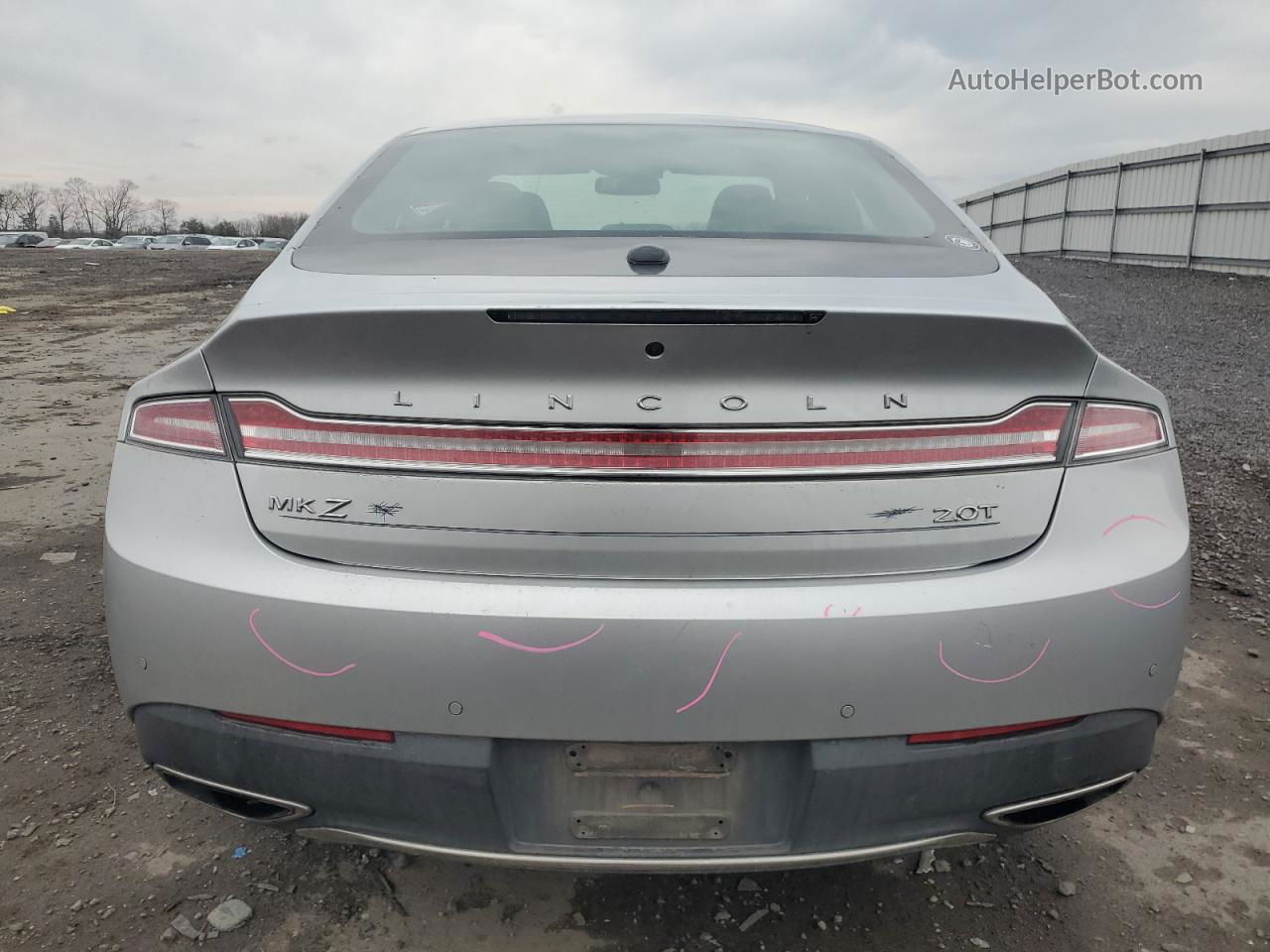 2017 Lincoln Mkz Reserve Silver vin: 3LN6L5E95HR603152