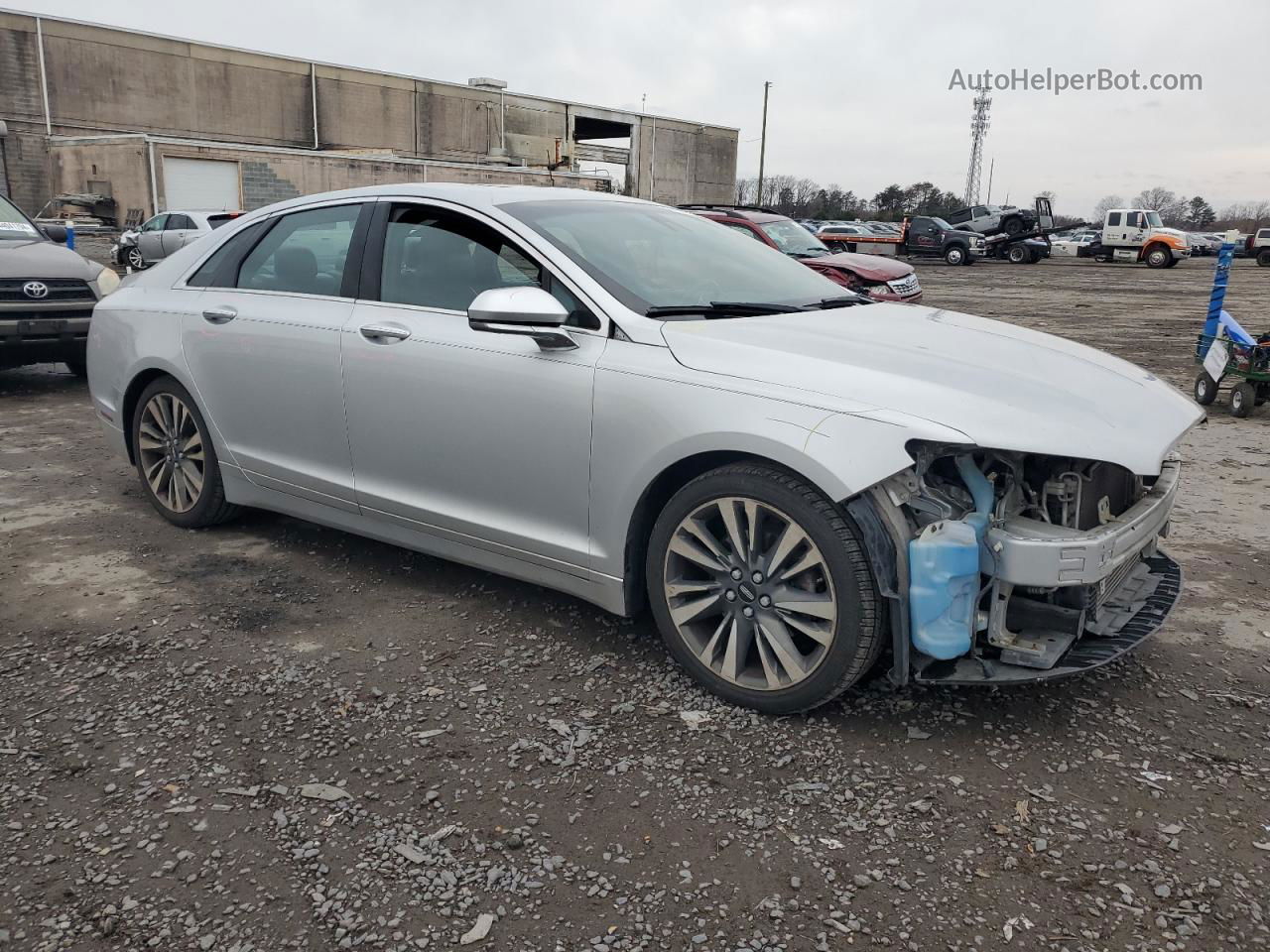 2017 Lincoln Mkz Reserve Silver vin: 3LN6L5E95HR603152