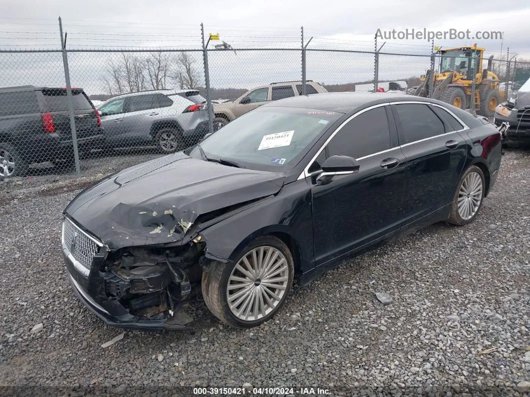 2017 Lincoln Mkz Reserve Черный vin: 3LN6L5E95HR603703