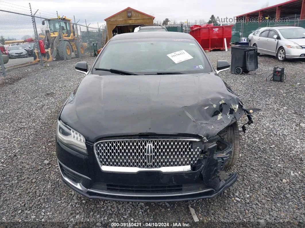 2017 Lincoln Mkz Reserve Black vin: 3LN6L5E95HR603703