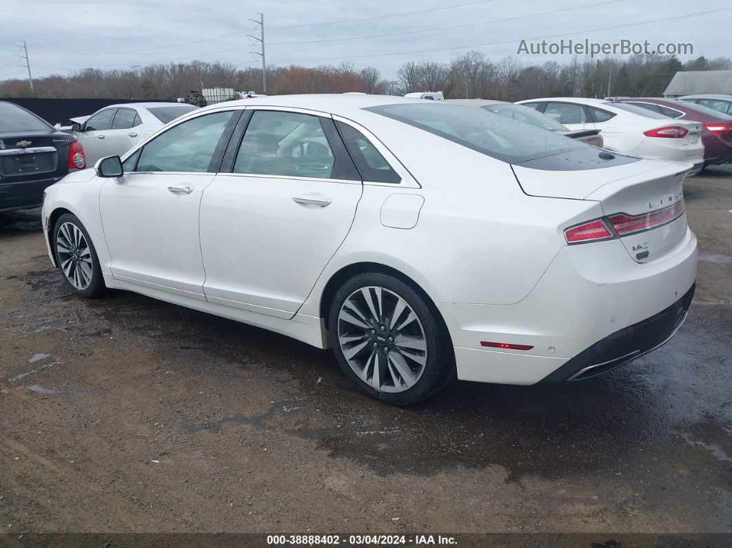 2017 Lincoln Mkz Reserve White vin: 3LN6L5E95HR627192