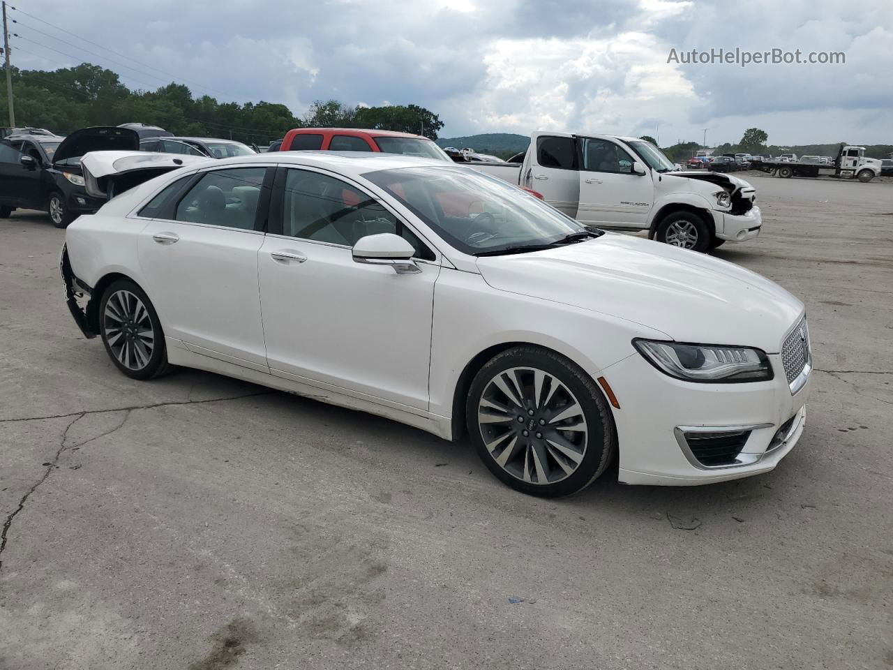 2017 Lincoln Mkz Reserve Белый vin: 3LN6L5E95HR662685