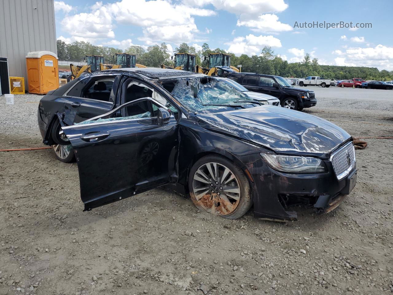 2017 Lincoln Mkz Reserve Черный vin: 3LN6L5E96HR601474