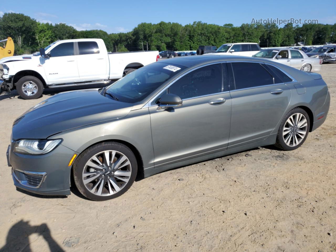 2017 Lincoln Mkz Reserve Gray vin: 3LN6L5E96HR645703