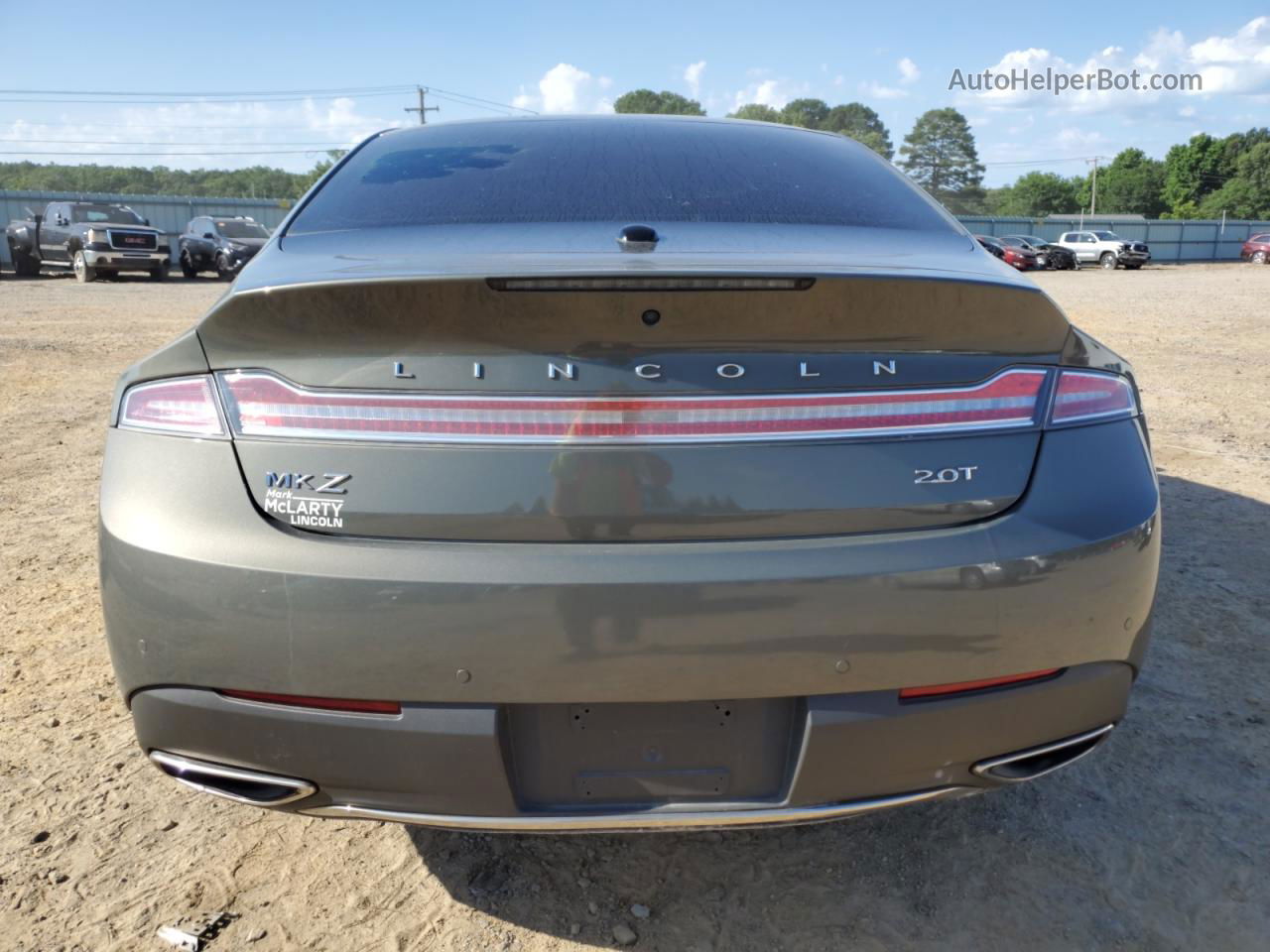 2017 Lincoln Mkz Reserve Gray vin: 3LN6L5E96HR645703