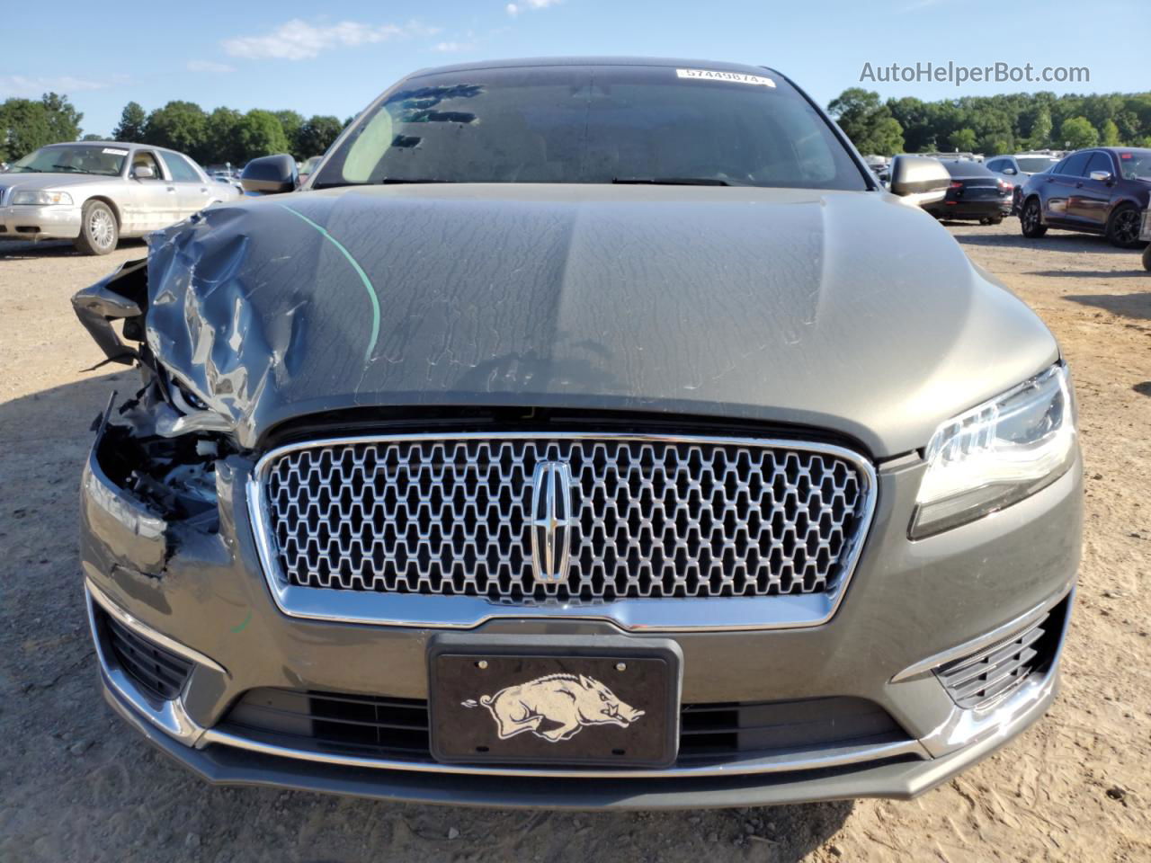 2017 Lincoln Mkz Reserve Gray vin: 3LN6L5E96HR645703