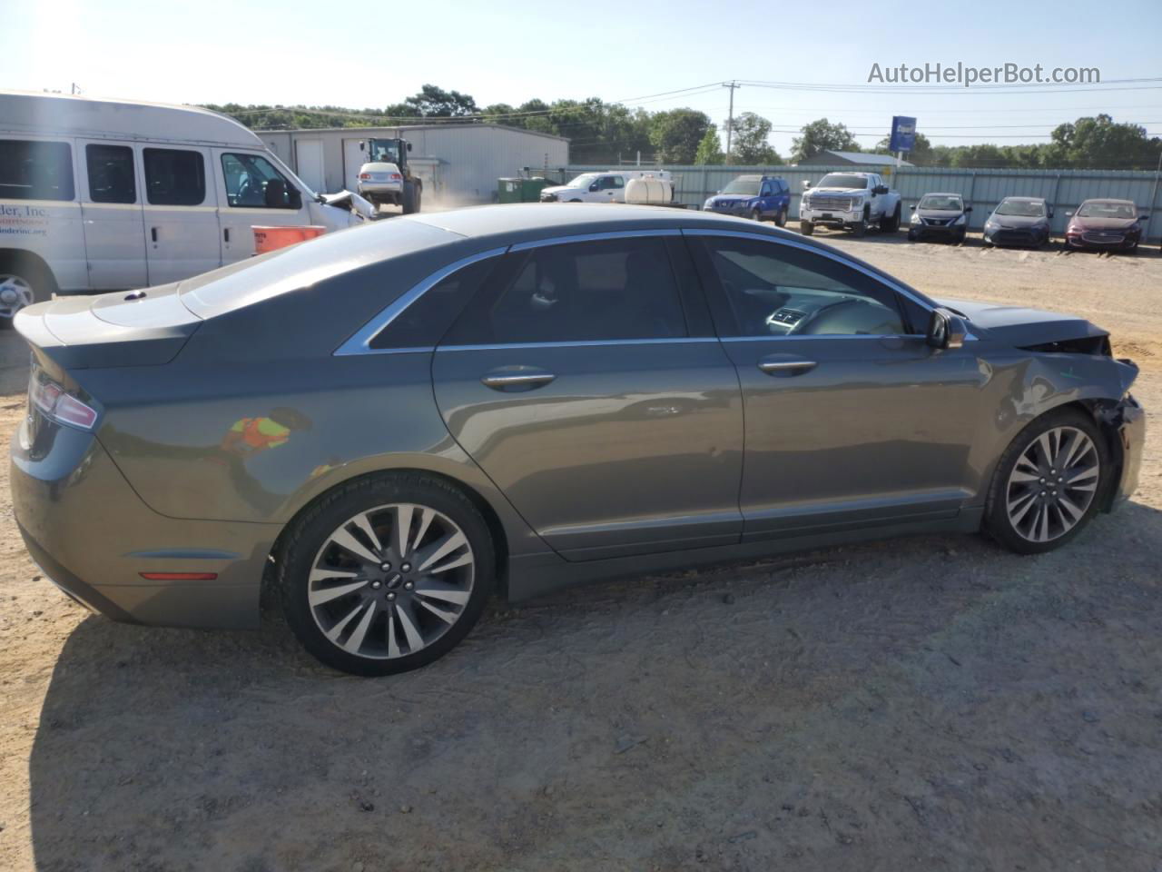 2017 Lincoln Mkz Reserve Gray vin: 3LN6L5E96HR645703