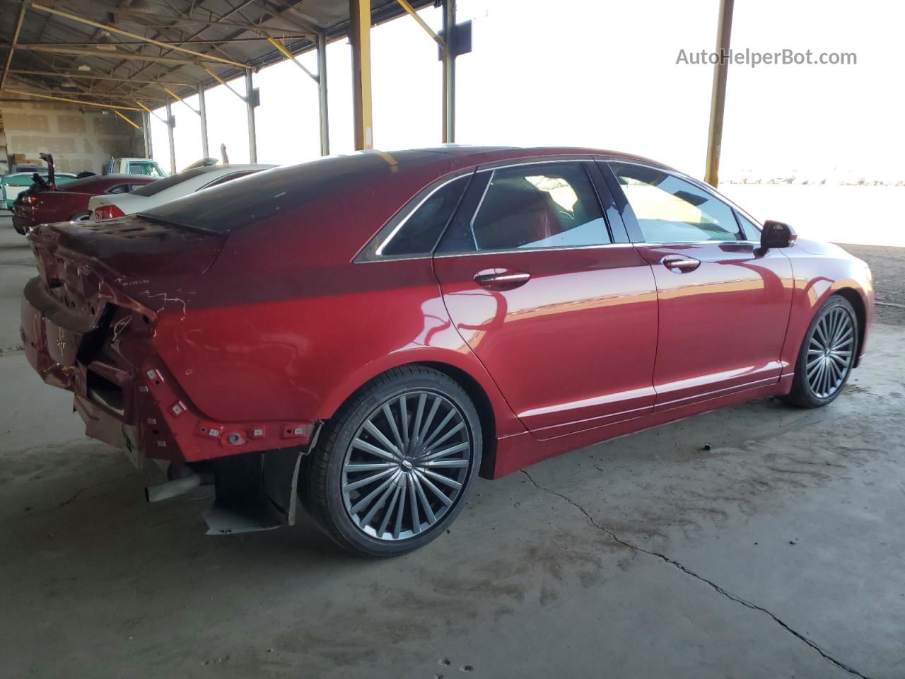 2017 Lincoln Mkz Reserve Burgundy vin: 3LN6L5E97HR601600