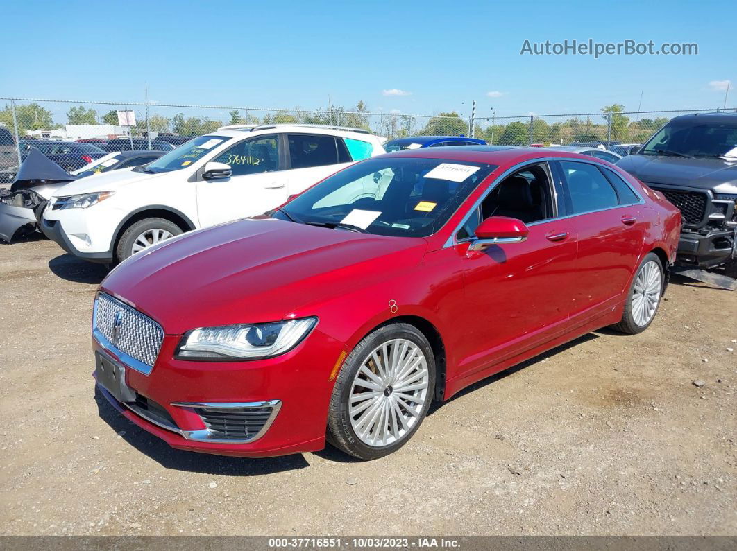 2017 Lincoln Mkz Reserve Red vin: 3LN6L5E97HR606604