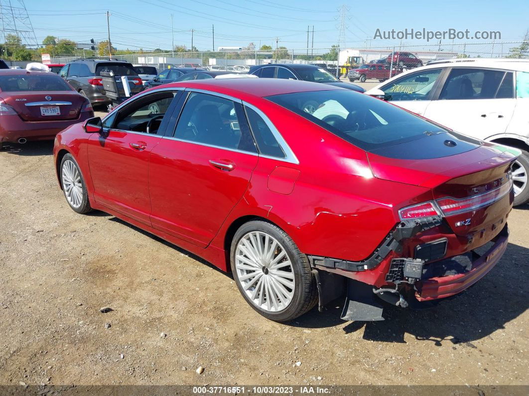 2017 Lincoln Mkz Reserve Red vin: 3LN6L5E97HR606604