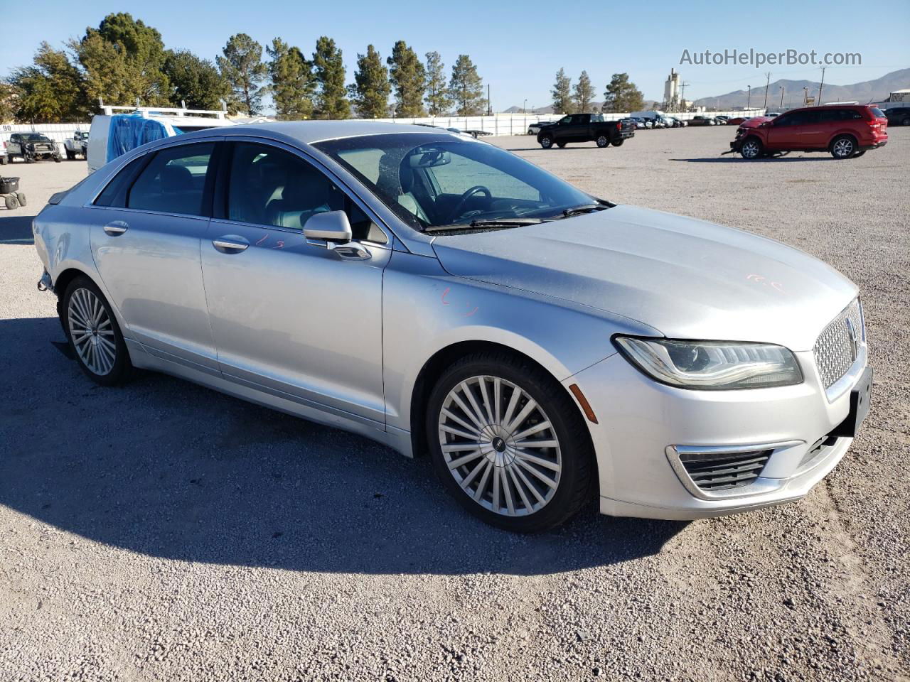 2017 Lincoln Mkz Reserve Silver vin: 3LN6L5E98HR612007