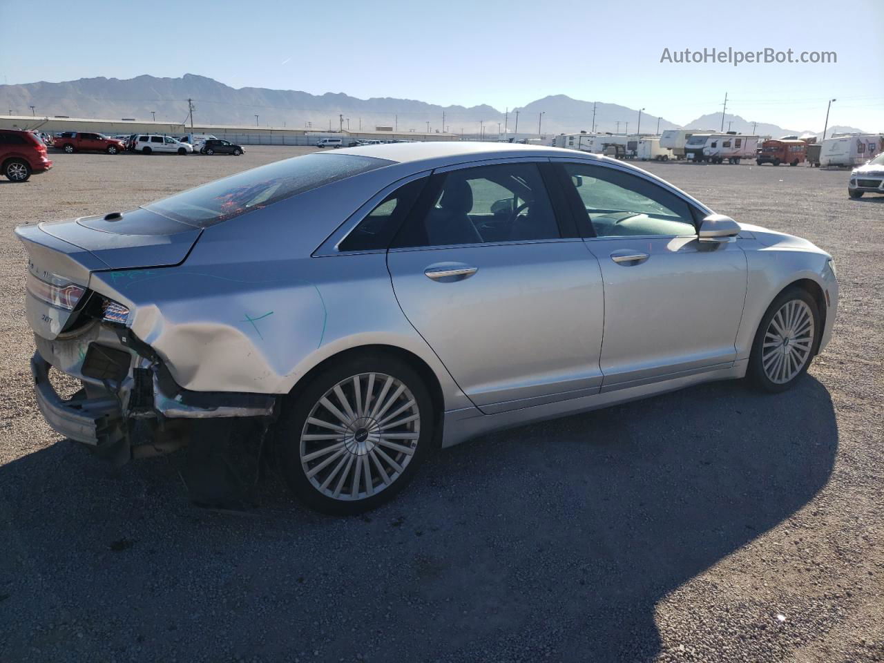 2017 Lincoln Mkz Reserve Silver vin: 3LN6L5E98HR612007