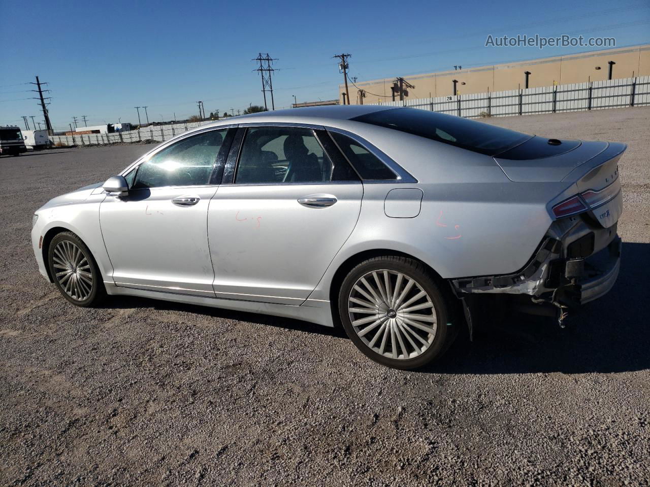 2017 Lincoln Mkz Reserve Silver vin: 3LN6L5E98HR612007