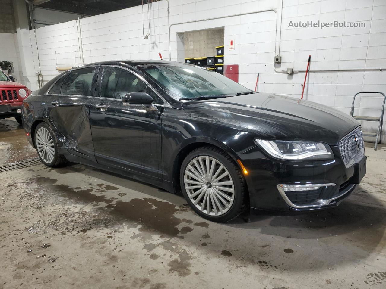 2017 Lincoln Mkz Reserve Black vin: 3LN6L5E99HR603901