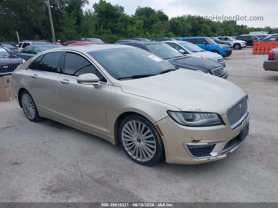 2017 Lincoln Mkz Reserve Gold vin: 3LN6L5E99HR608614