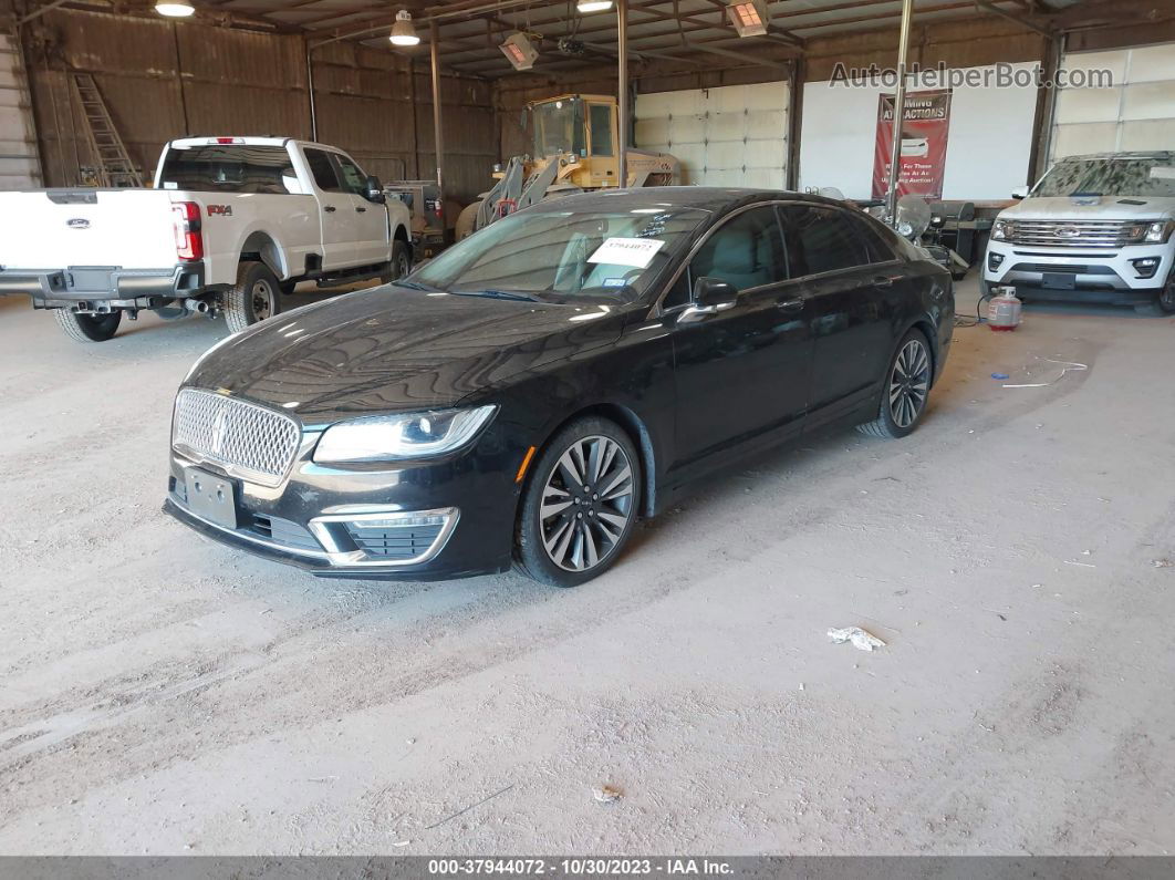 2017 Lincoln Mkz Reserve Black vin: 3LN6L5E99HR620987