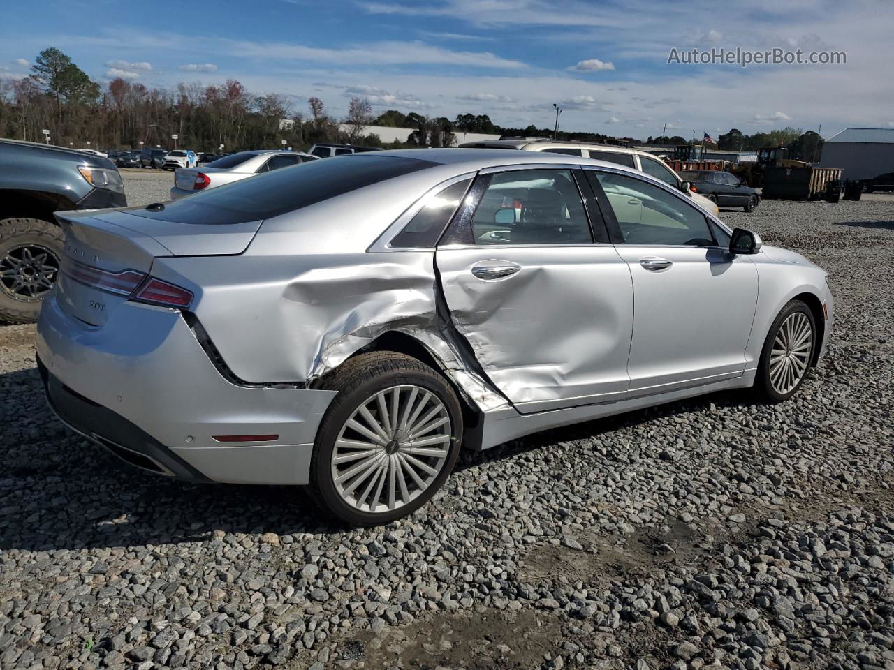 2017 Lincoln Mkz Reserve Silver vin: 3LN6L5E99HR631648