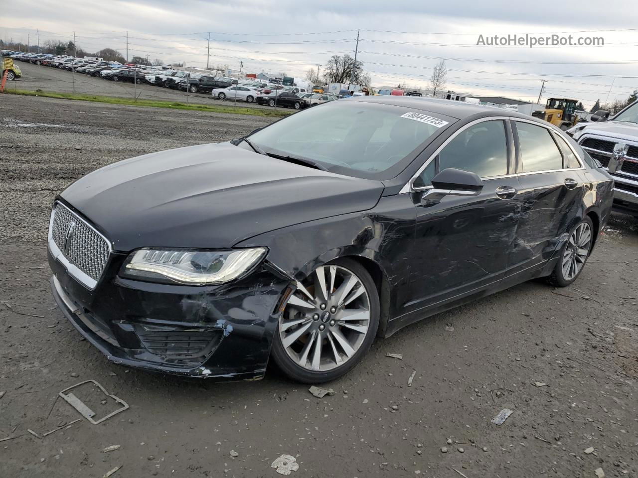 2017 Lincoln Mkz Reserve Black vin: 3LN6L5E9XHR601624